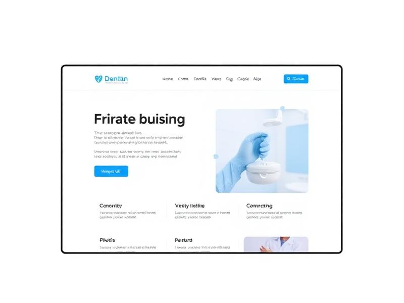Bright Smile Dental website screenshot
